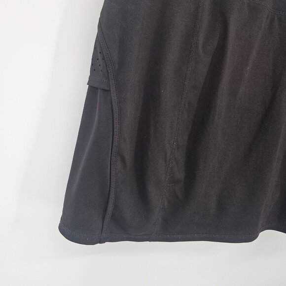 Tangerine Skirt Womens 2XL Black Athletic Activewear Tennis Golf Skort Pockets - Picture 2 of 12